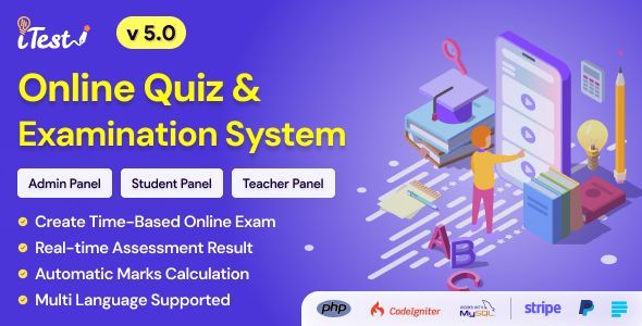 iTest - Online Quiz & Examination System Flutter Mobile App