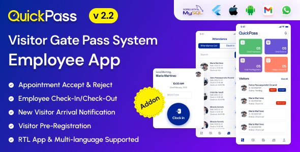 QuickPass - Visitor Gate Pass System Employee App