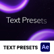 Text Preset - VideoHive Item for Sale