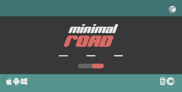 Minimal Road | HTML5 Game Template
