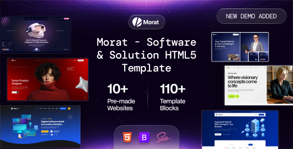 Morat - Software & Solution HTML5 Template