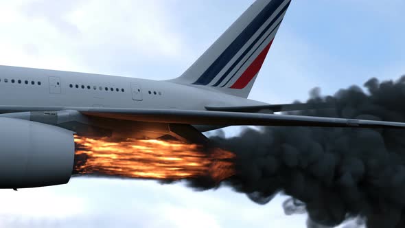 Burning Plane