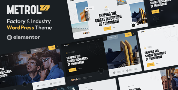Metrol - Construction, Factory & Industry WordPress Theme