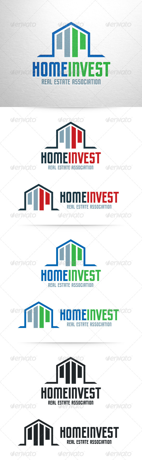 Home Invest Logo Template