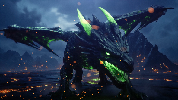 Epic Dragon Logo Reveal