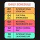 Corporate Schedule & List Titles - VideoHive Item for Sale
