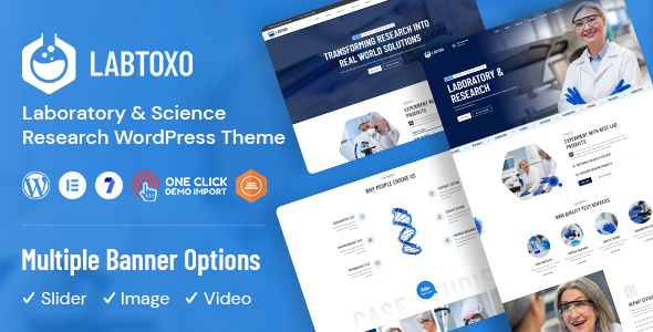 Labtoxo – Laboratory & Science Research WordPress Theme