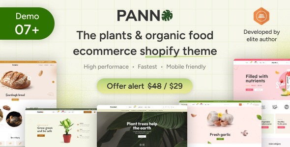 Panno - The Plants & Organic Food eCommerce Shopify Theme