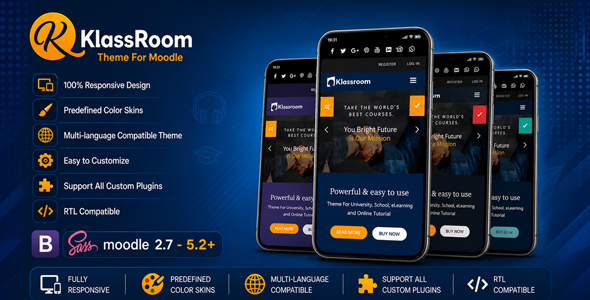 Klassroom - Premium Moodle Theme