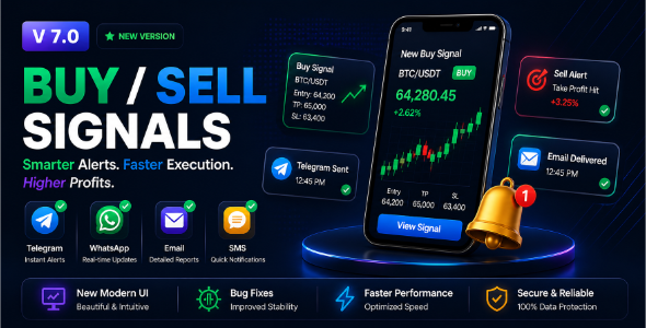 MyTrade - Forex & Crypto Trading Signal Platform with Telegram & WhatsApp