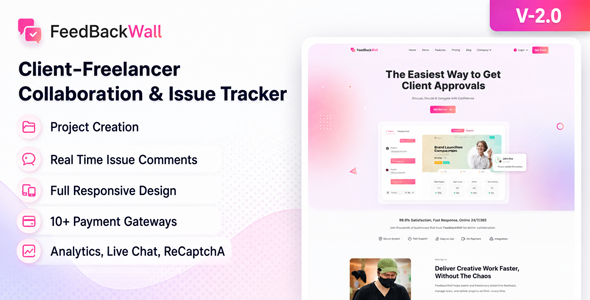 FeedBackWall - SaaS Client Approval & Issue Tracking System