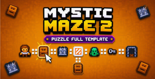 Construct 2 Puzzle Game Template – Easy to Customize – Full Source Code
