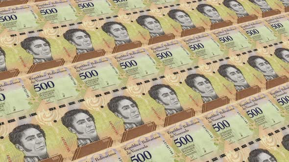 Venezuela Money / 500 Venezuelan Bolívar Soberano 4K