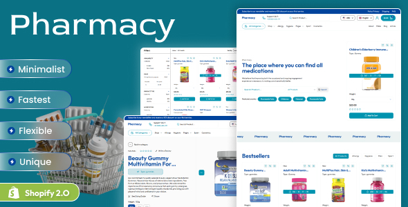 Pharmacy - Medical & Clinic Shopify 2.0 Theme