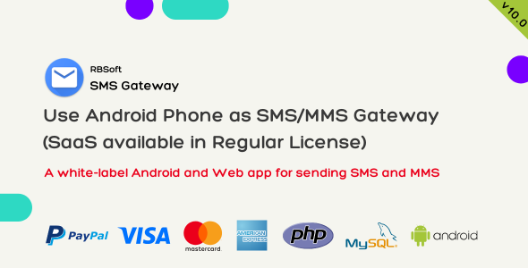 SMS Gateway - Use Android Phone as Bulk Messaging Provider (SaaS)