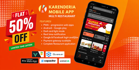 Karenderia Mobile App Multi Restaurant