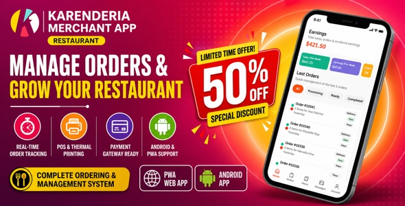 Karenderia Merchant App Restaurant