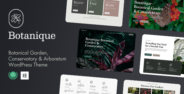 Botanique - Botanical Garden & Arboretum WordPress Theme