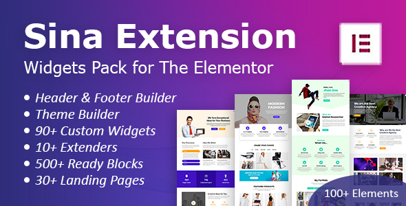 SEFE - Sina Extension for Elementor