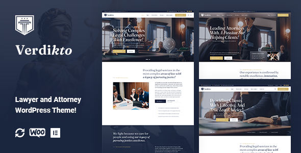 Verdikto - Law Firm & Attorney WordPress Theme