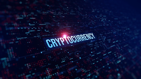 Cryptocurrency Digital Background