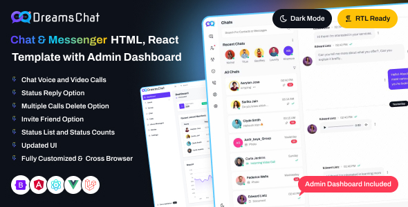 Dreams Chat - Web Chat and Instant Messaging Template