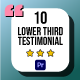 Retro Pop Customer Review Lower Thirds Pack MOGRT 02 - VideoHive Item for Sale