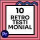 Retro Pop YouTube Lower Thirds & Social Elements Pack MOGRT 02 - VideoHive Item for Sale