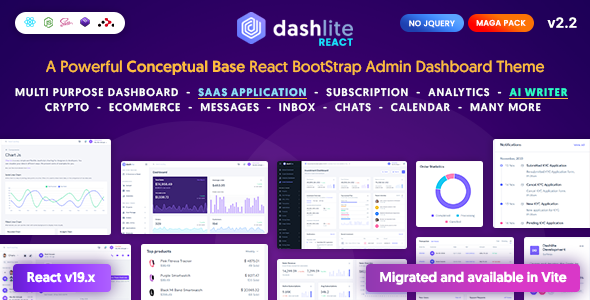 DashLite - React Admin Dashboard Template