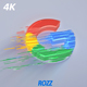 Digital 3D Speed Lines Clean Logo White - VideoHive Item for Sale