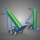 Blue Green Gas Cylinder Tank Stair Climber Hand Truck Dolly Cart - 3DOcean Item for Sale