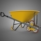 Triple Wheel Stair Climbing Wheelbarrow Step Barrow Cart Trolley - 3DOcean Item for Sale