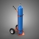 Portable Gas Bottle Cylinder Tank Hand Trolley Truck Dolly Cart - 3DOcean Item for Sale