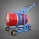 Heavy Duty Drum Barrel Trolley Cart Barrow Handtruck Holder Lift - 3DOcean Item for Sale