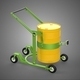 Oil Drum Barrel Transport Trolley Carrier Lift Cart Dolly Caddy - 3DOcean Item for Sale