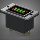 Battery Capacity Status Indicator Level Display Meter Monitor Ui - 3DOcean Item for Sale