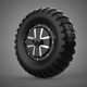 Electric Hub Motor Wheel Rim Brushless Direct Drive Tire Tread - 3DOcean Item for Sale