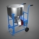 Electric Bucket Vertical Auger Screw Mixer Blender Grinder Farm - 3DOcean Item for Sale