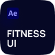 Fitness Tracker UI Widget - VideoHive Item for Sale