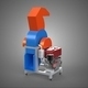 Waste Pet Bottle Plastic Crusher Shredder Grinder Cutter Machine - 3DOcean Item for Sale