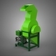 Green Wood Chipper Shredder Crusher Cutter Machine Diesel Engine - 3DOcean Item for Sale