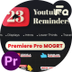 YouTube Subscribe & Social Media Reminders MOGRT – Channel Promo with 3D Icons, Maps, Notifications - VideoHive Item for Sale