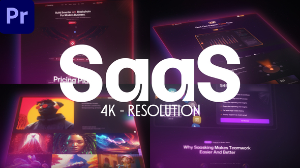 Minimalistic Saas Product Promo MOGRT