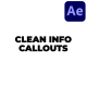 Clean Info Callouts - VideoHive Item for Sale