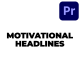 Motivational Headlines - VideoHive Item for Sale