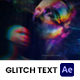 Glitch Text Animations - VideoHive Item for Sale