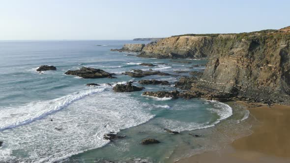 Praia da Pedra da Bica around Zambujeira do Mar 