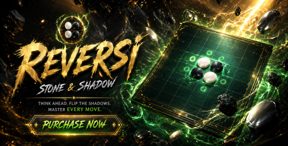 Reversi Stone & Shadow | HTML5 Game with AI and PvP