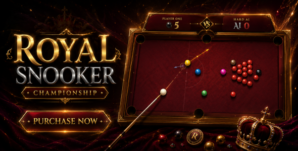 Royal Snooker Championship | HTML5 Game with AI and PvP