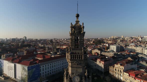 Historic Tower of Clérigos in Porto